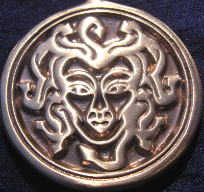 Talisman larger than actual size