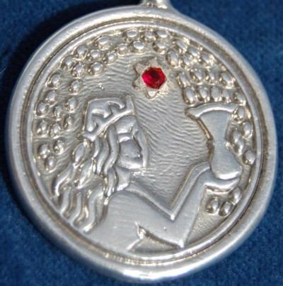Talisman larger than actual size