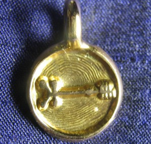 Talisman larger than actual size