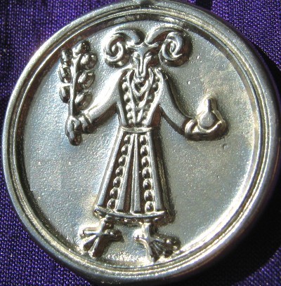 Talisman larger than actual size
