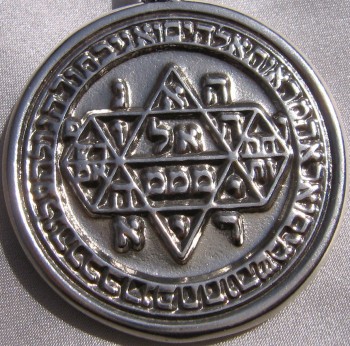 Talisman larger than actual size