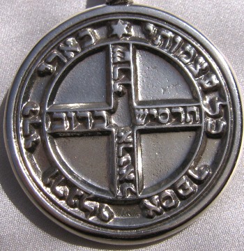 Talisman larger than actual size
