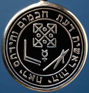 Talisman larger than actual size