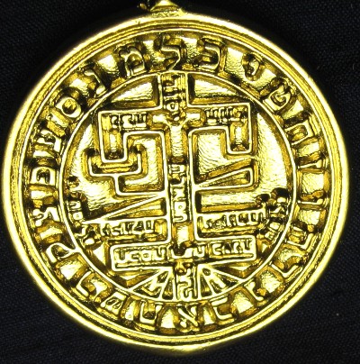 Talisman larger than actual size
