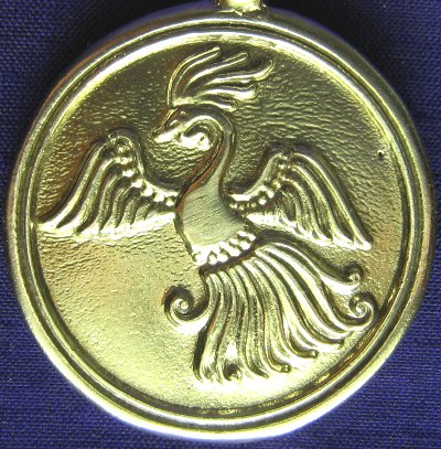 Talisman larger than actual size