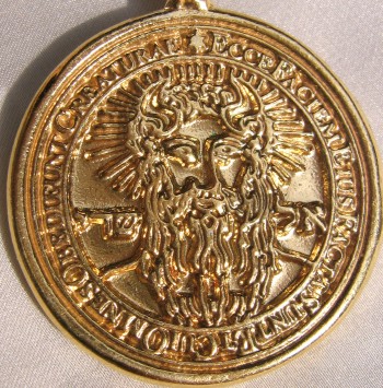 Talisman larger than actual size