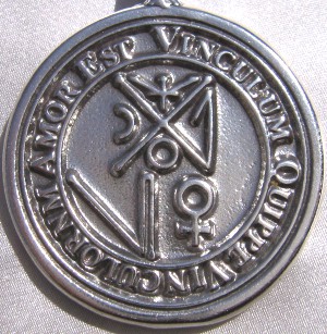 Talisman larger than actual size