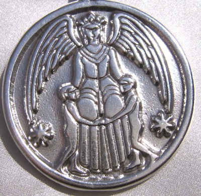Talisman larger than actual size