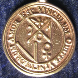 Talisman larger than actual size