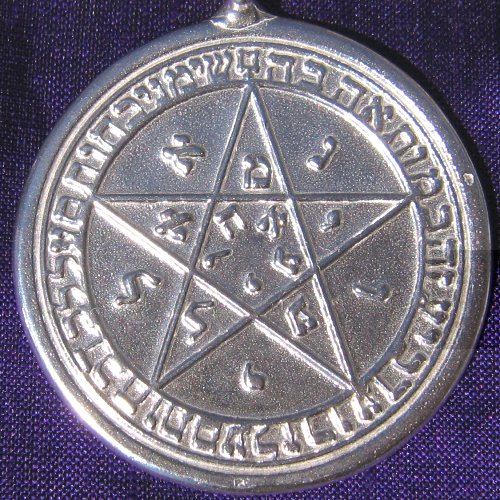 Talisman larger than actual size