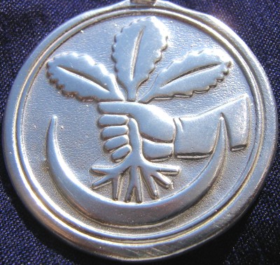 Talisman larger than actual size