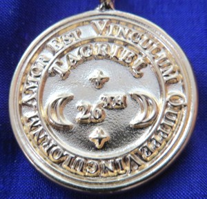 Talisman larger than actual size