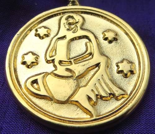 Talisman larger than actual size