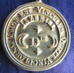 Talisman larger than actual size