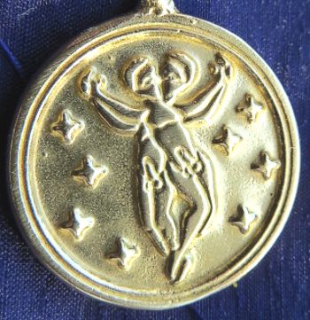 Talisman larger than actual size