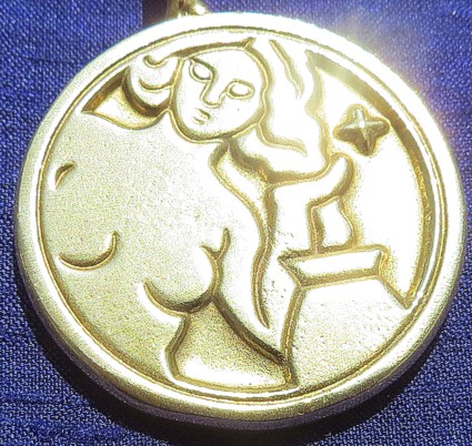 Talisman larger than actual size