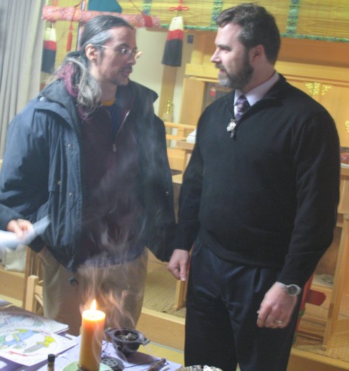 Chris & William at Mizuya Shrine