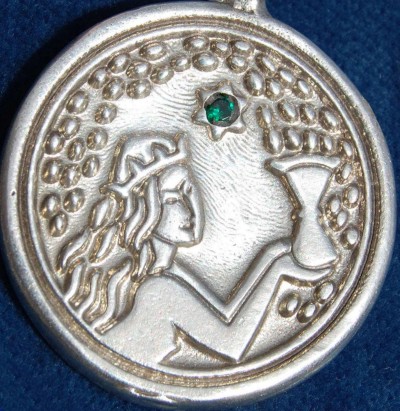 Talisman larger than actual size