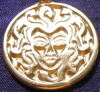 Talisman larger than actual size