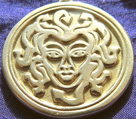 Talisman larger than actual size