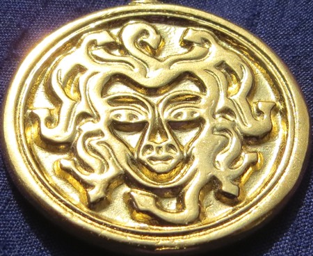 Talisman larger than actual size