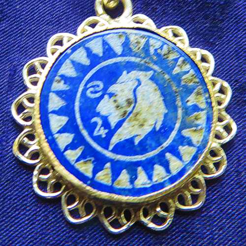 bronze lion head jupiter talisman