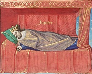 Medieval Jupiter Sleeping