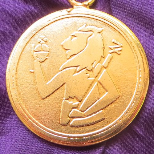  bronze lion head jupiter talisman