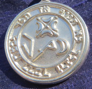 Talisman larger than actual size
