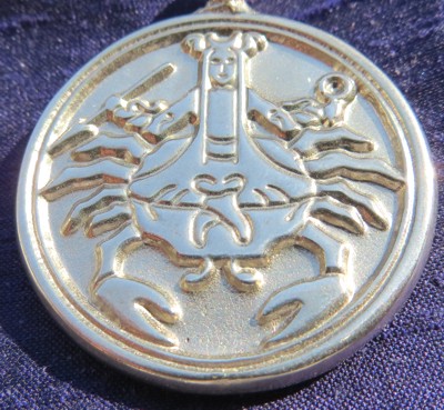 Talisman larger than actual size