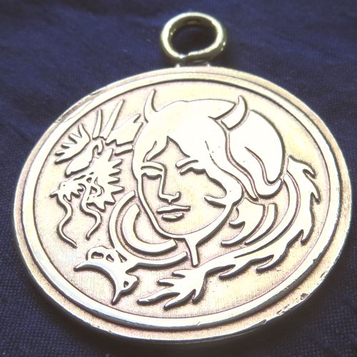 Moon Goddess Dragon Talisman