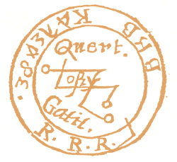 Second Face of Paracelsus' Libra Talisman