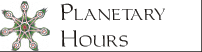 Planetary Days and Hours