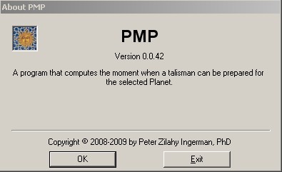 PMP Main Screen