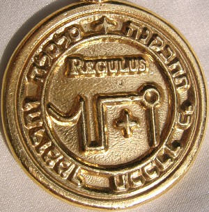 Talisman larger than actual size