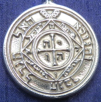 Talisman larger than actual size