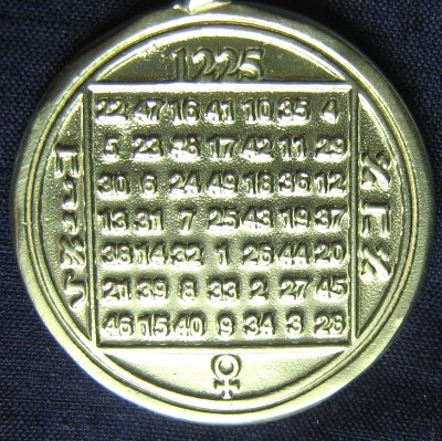 Talisman larger than actual size