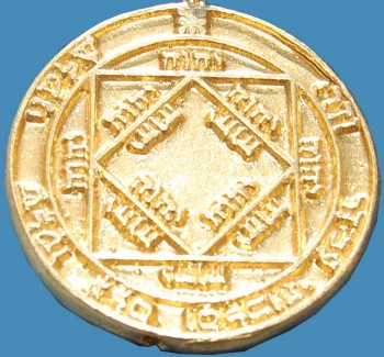 Talisman larger than actual size