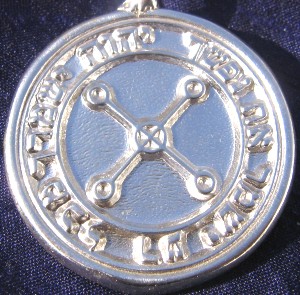 Talisman larger than actual size