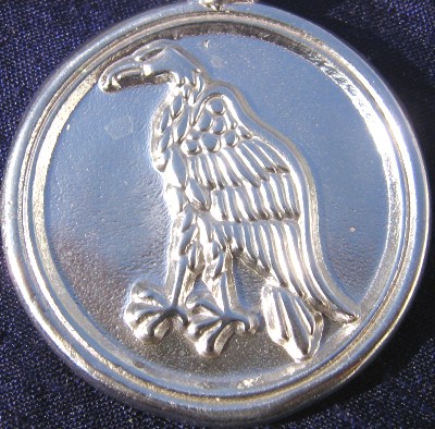 Talisman larger than actual size