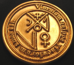 Talisman larger than actual size