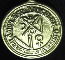 Talisman larger than actual size